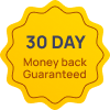 30 Day Satisfaction Guaranteed badge