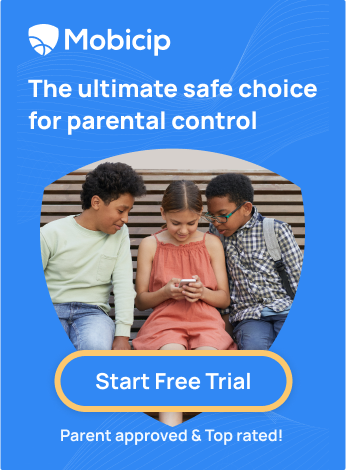 Mobicip Parental Control Banner - Start Free Trial