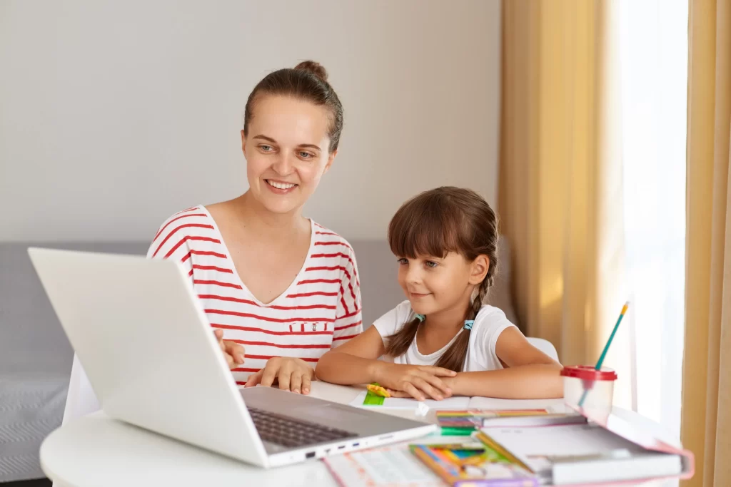 Monitor child online activities