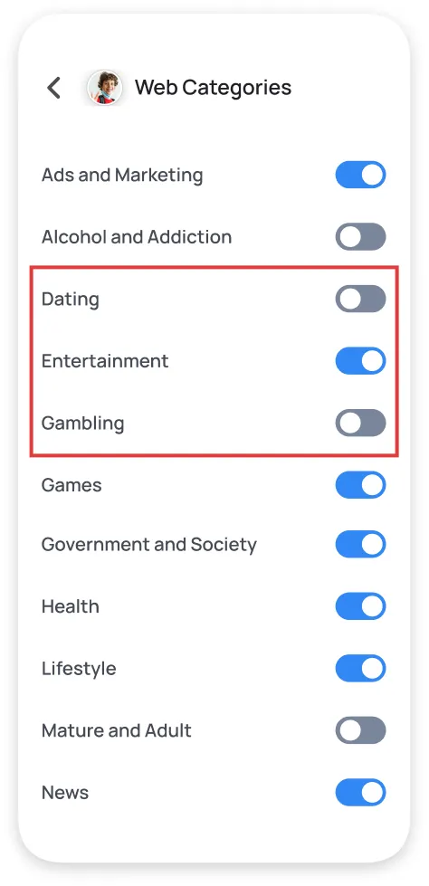 Screen time and kids health is vital hence blocking of some apps to mainting productivity
