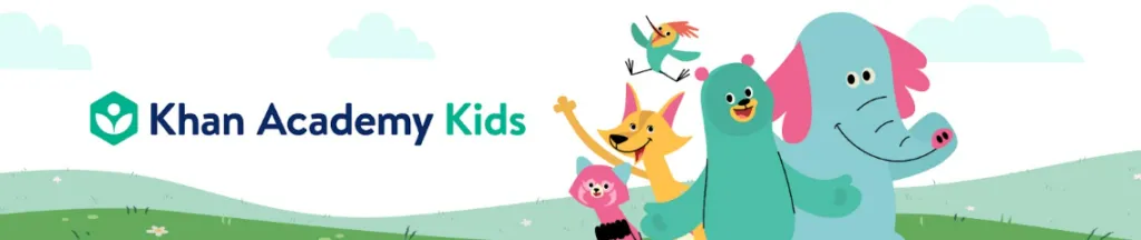 Khan Academy Kids logo, featured among top Educational YouTube Channels for Kids.