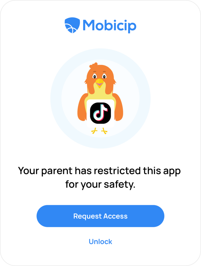 Mobicip helps restrict TikTok app usage of your children.