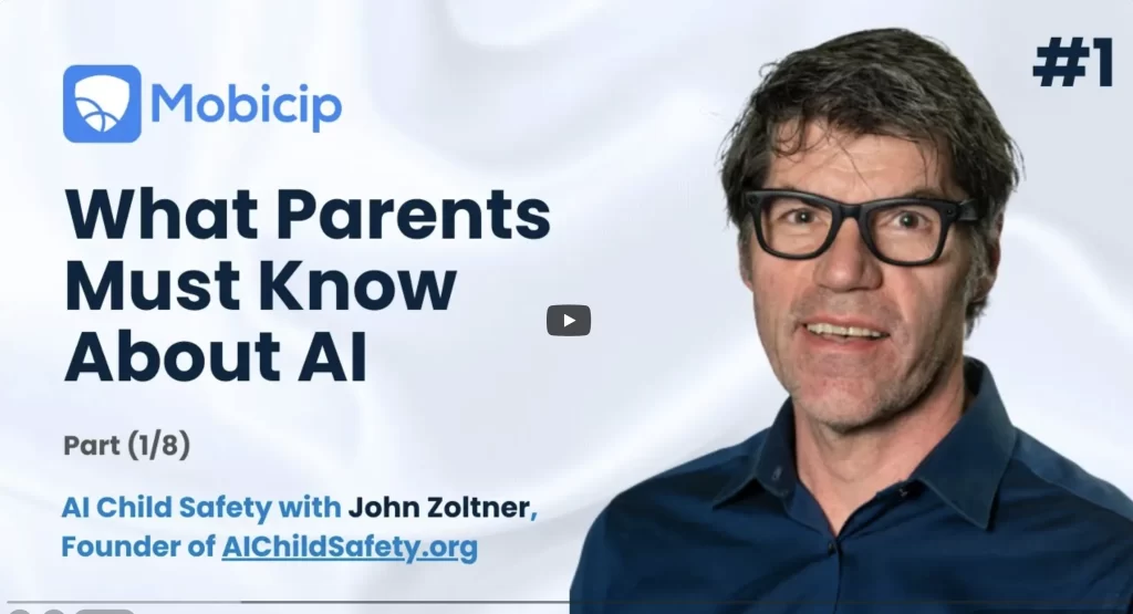 Mobicip with John Zoltner. Video series on Safe AI use.
