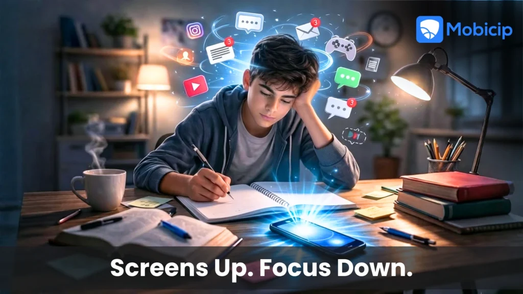 More screen time leads to shorter attention span